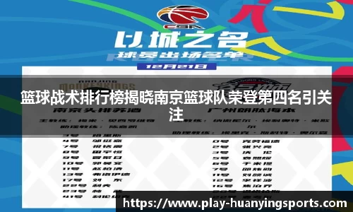 篮球战术排行榜揭晓南京篮球队荣登第四名引关注